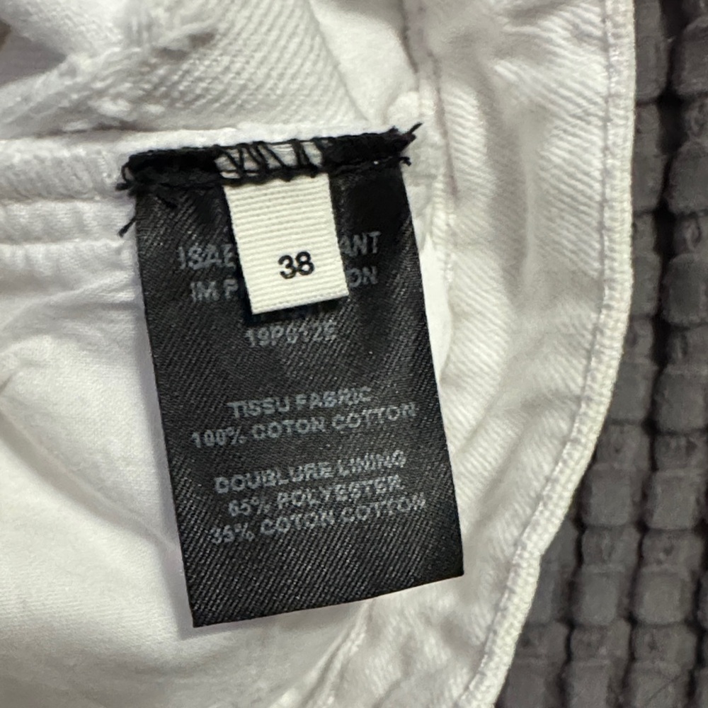 Isabel Marant white distressed shorts - Picture 4 of 12